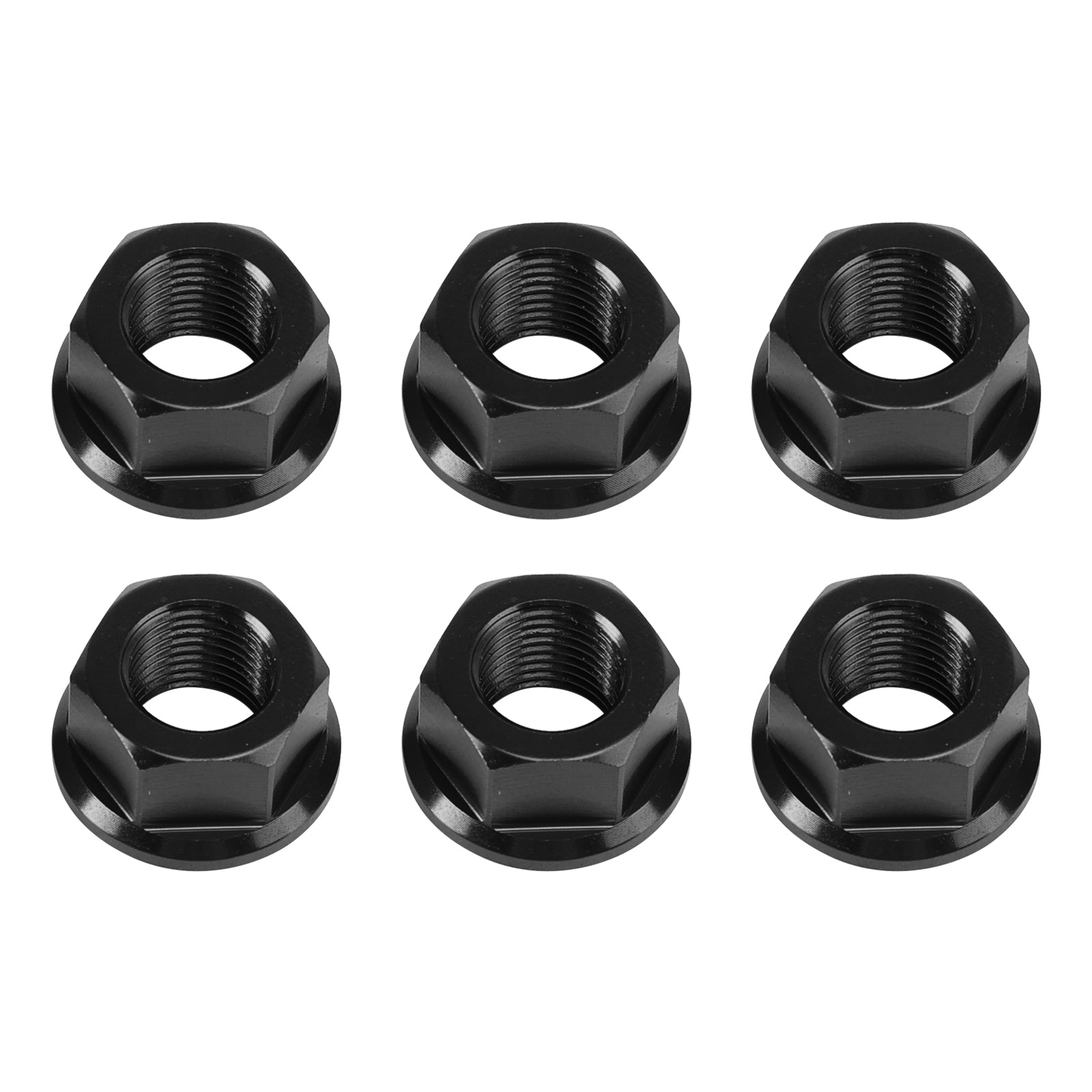 6x achtertandwielmoeren M10 x 1 mm voor Ducati Panigale V2 V4 V4S 1199 1299 12-24