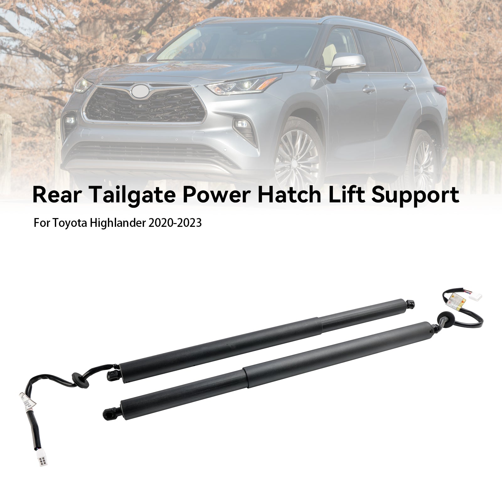 2PCS Electric Tailgate Lift 68910-0E070 Fit Toyota Highlander 2020-2023