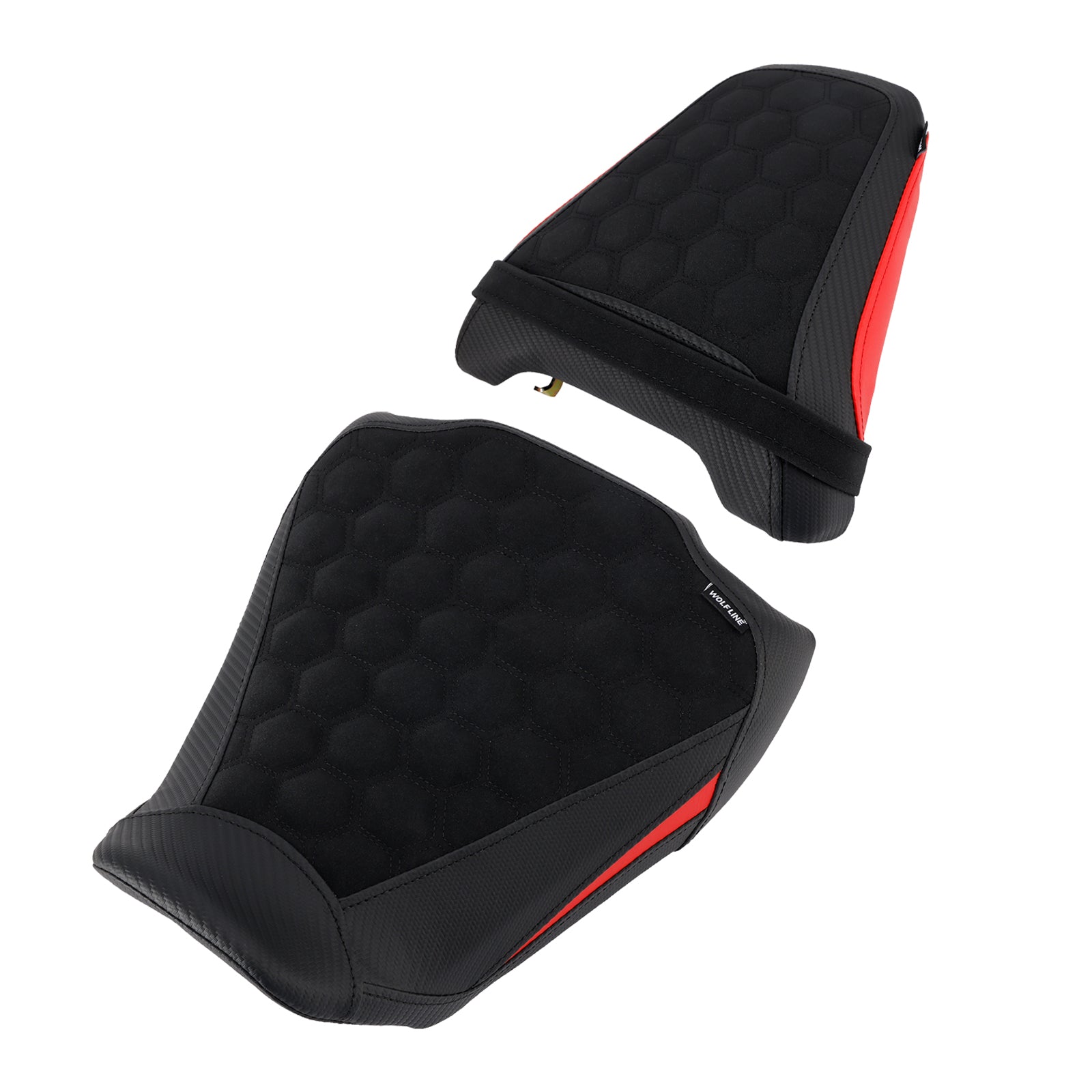 Front&Rear Raider Passenger Cushion Kit Red1 For Honda Cb650R Cbr650R 24-25