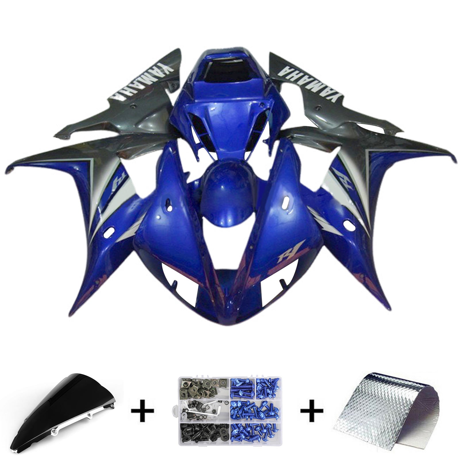 2002-2003 Yamaha YZF 1000 R1 Injection Fairing Kit Bodywork Plastic ABS