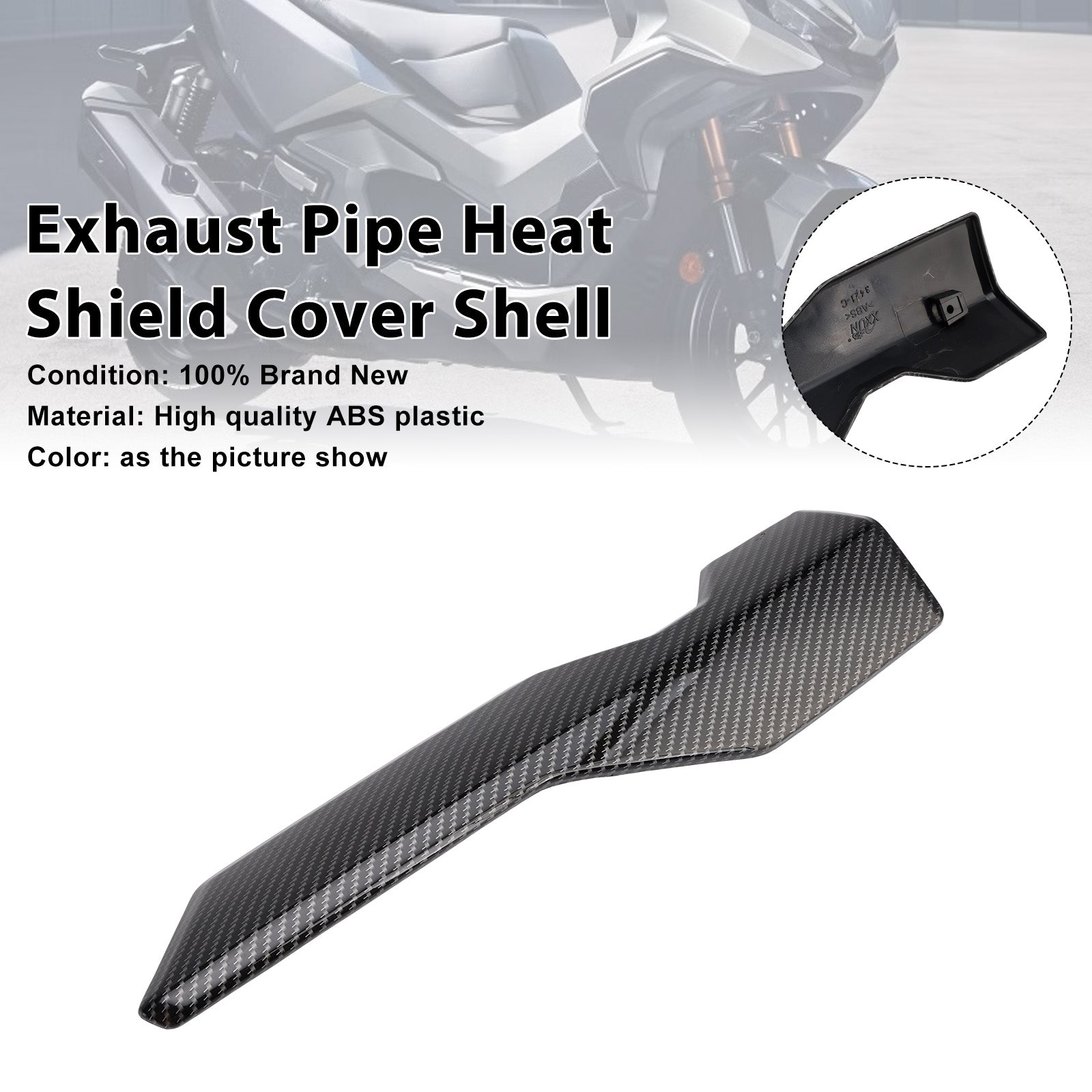 2022-2025Honda ADV 350 Exhaust Pipe Heat Shield Cover Shell