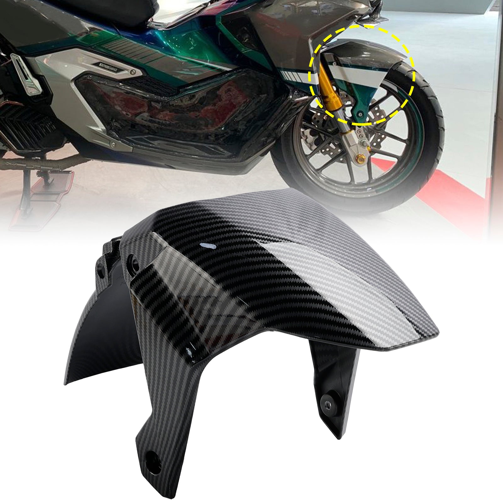 Front Fender Mudguard Fairing Cowl For Honda ADV 160 2023-2024