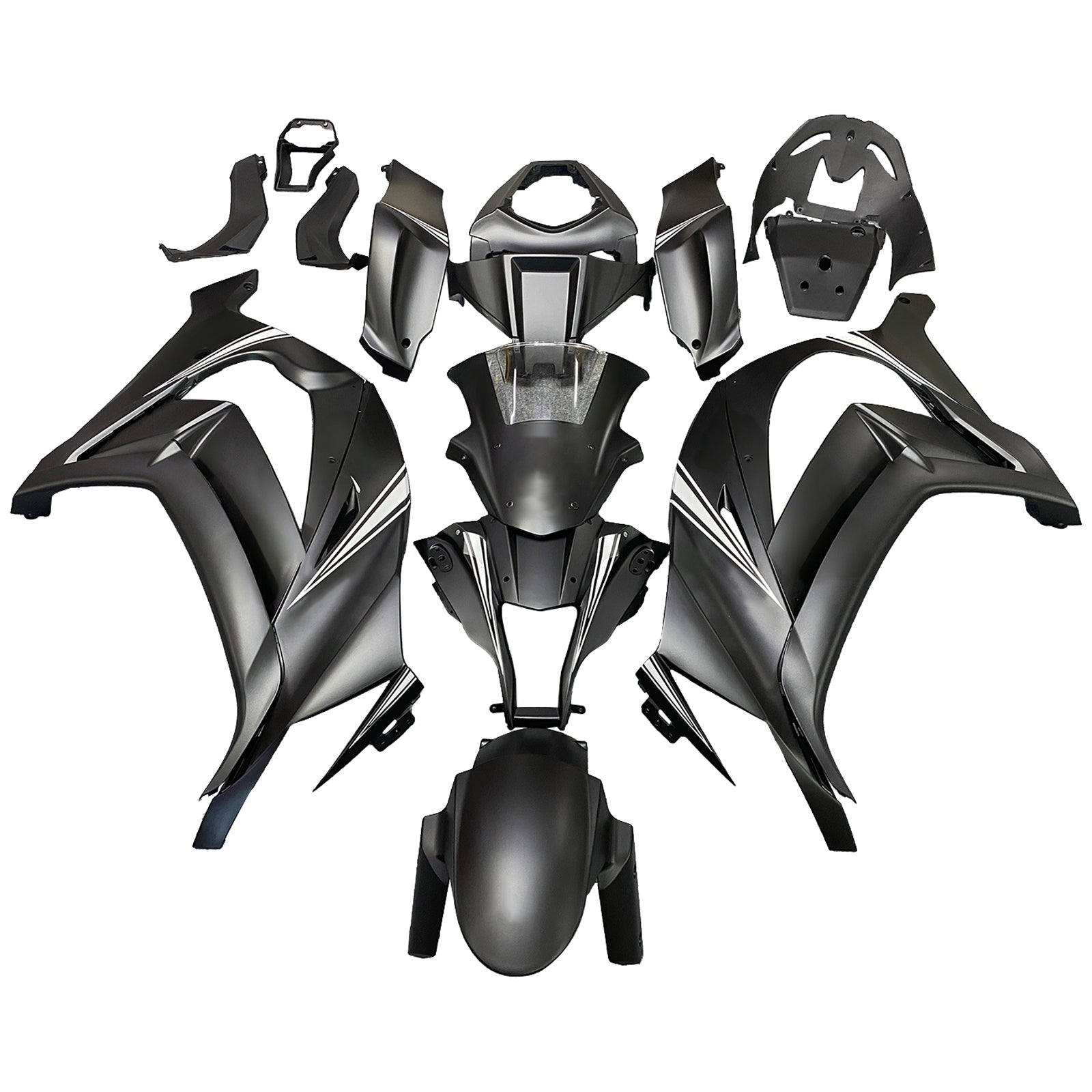 Injection Fairing Kit Bodywork Plastic ABS fit For Kawasaki ZX10R 2011-2015
