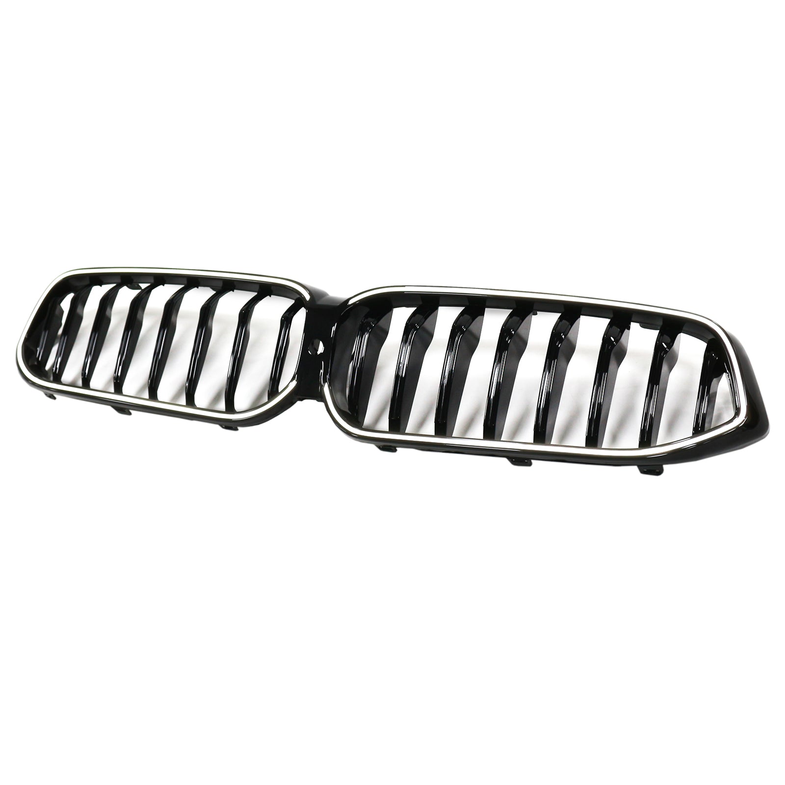 Parrilla frontal tipo riñón para BMW Serie 6 G32 2020-2025, color negro brillante