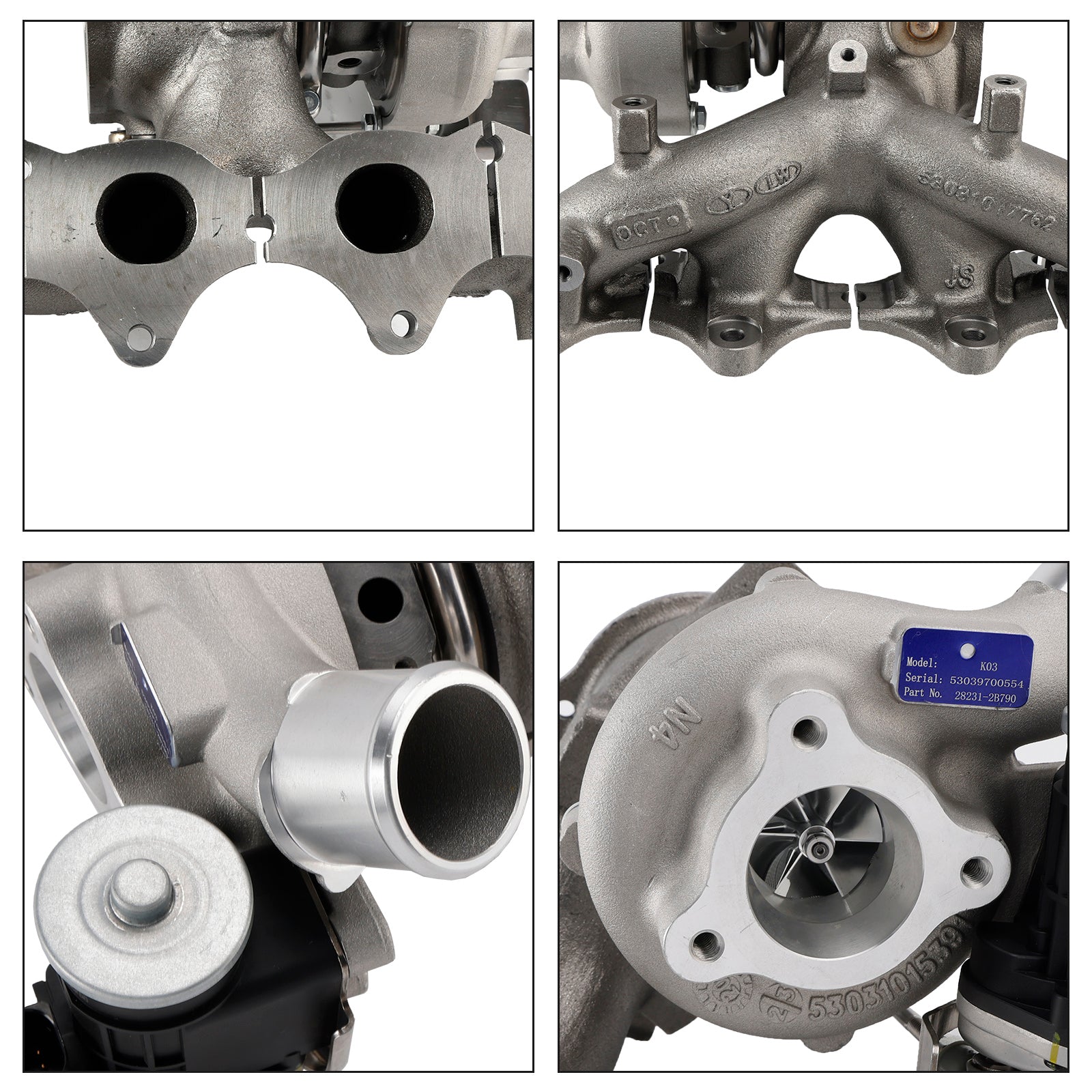 28231-2B790 Turbocharger for Hyundai Forte Soul Veloster 2019-2023 1.6L