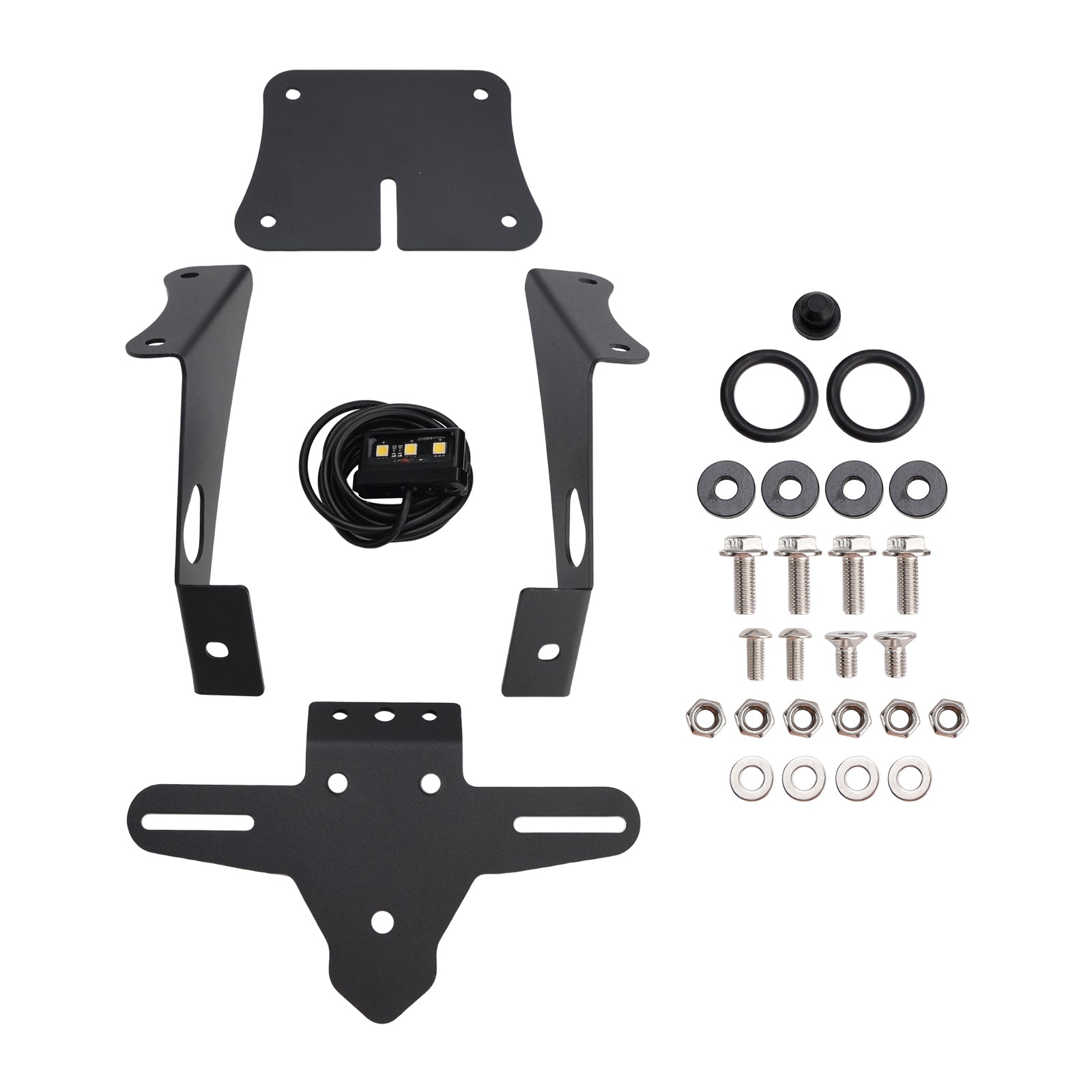 License Plate Holder Frame Bracket fit for Yamaha YZF-R25 YZF-R3 MT-25 MT-03 19-25