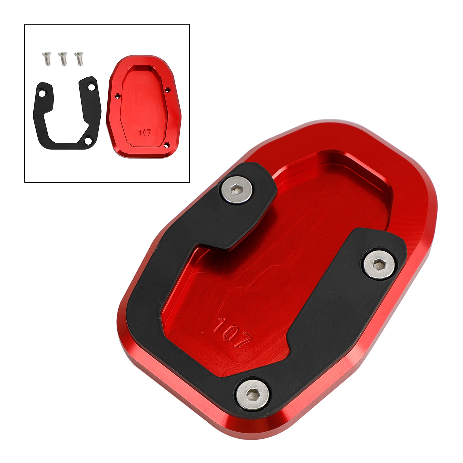 2022-2023 Ducati DESERT X Kickstand Enlarge Plate Pad