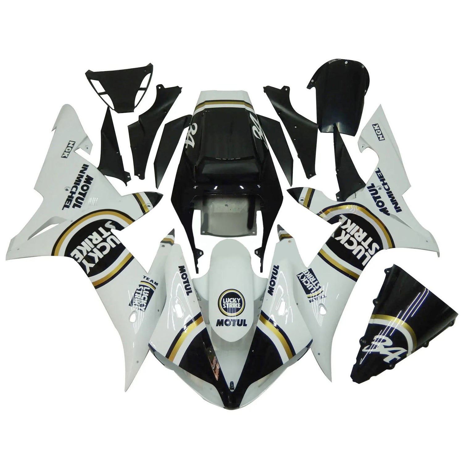 2002-2003 Yamaha YZF 1000 R1 Kit de carénage d'injection carrosserie plastique ABS