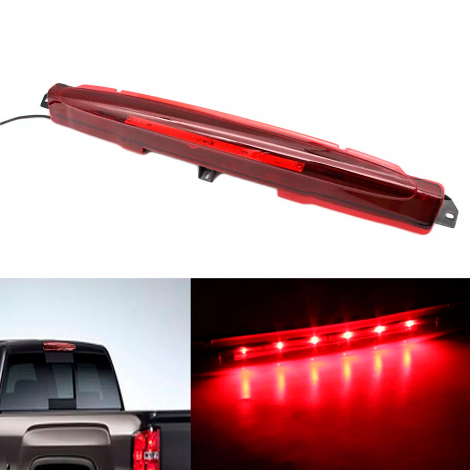 LED tretia tretina tretieho brzdového svetla TACK LAMP 15201921 pre Envoy Trailblazer GMC 02-09