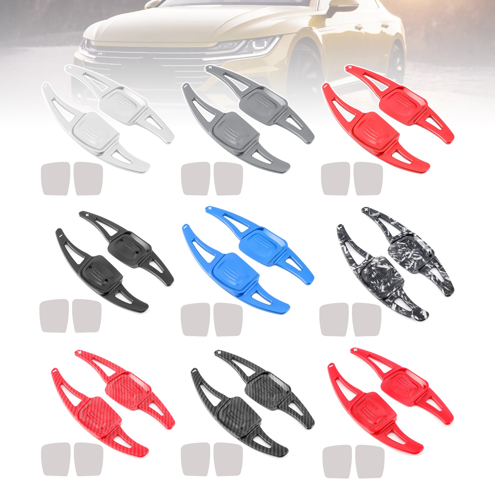 Steering Wheel Paddle Shifter Extension For VW Golf 8 Tiguan