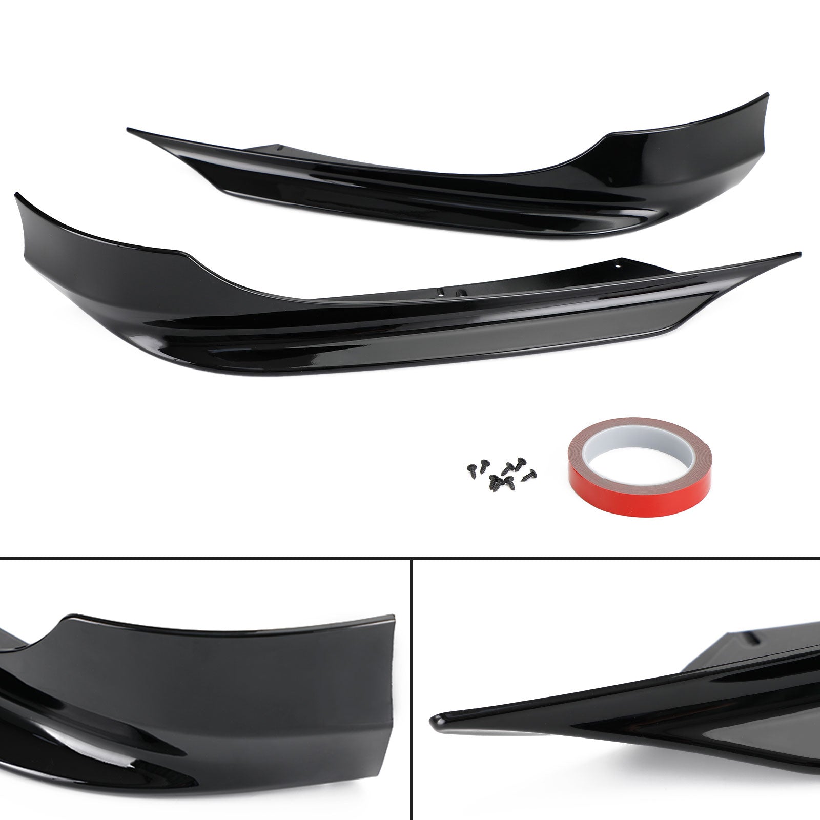 Front Bumper Lip Splitter Spoiler Fit BMW 3 Series E90 2008-2012 LCI PP