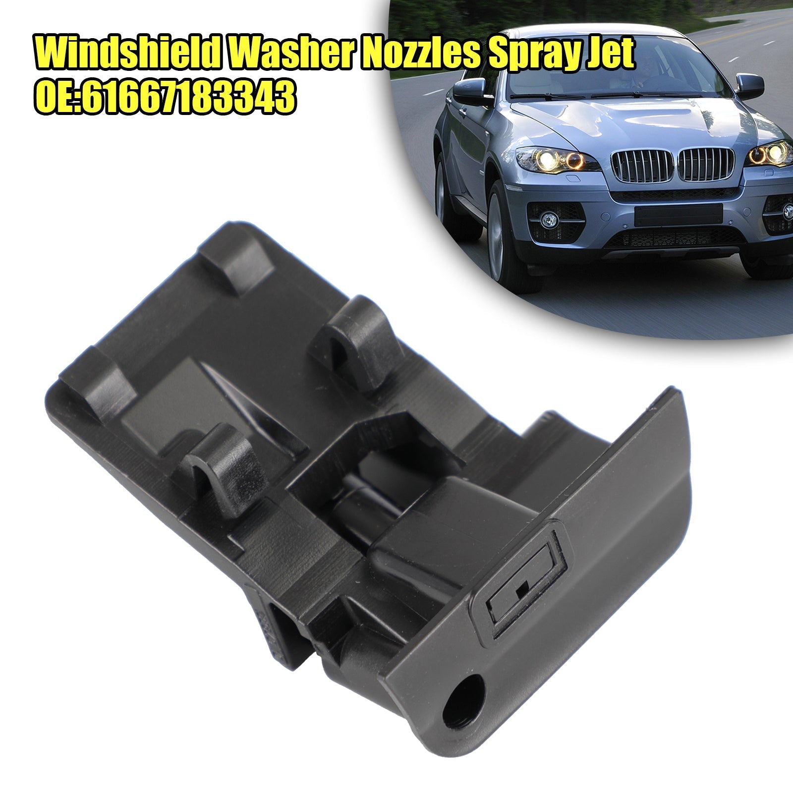 BMW X1 E84 Windshield Washer Nozzles Spray Jet 61667183343 Generic