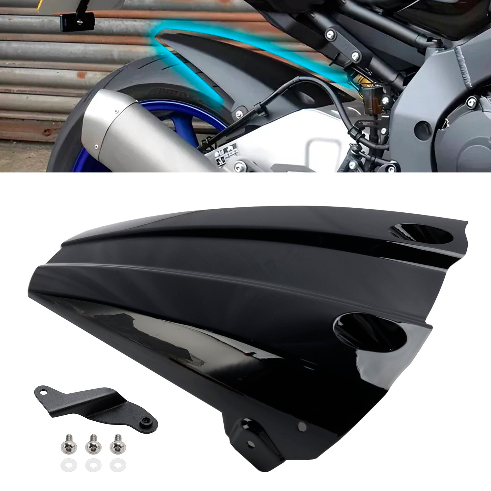 Achterspatbord spatbord kuip voor Yamaha MT-10 / SP MT10 2016-2024