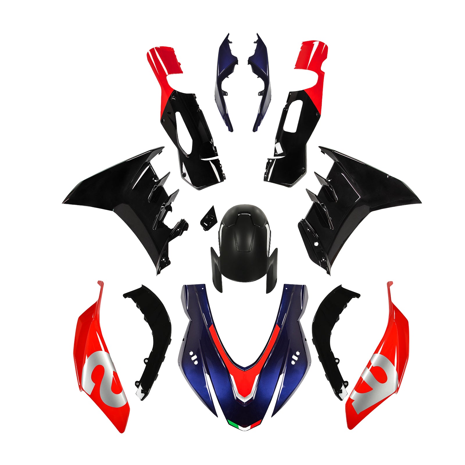 Injeção ABS Kit de carenagem de plástico de plástico para Aprilia RSV4 2021-2024