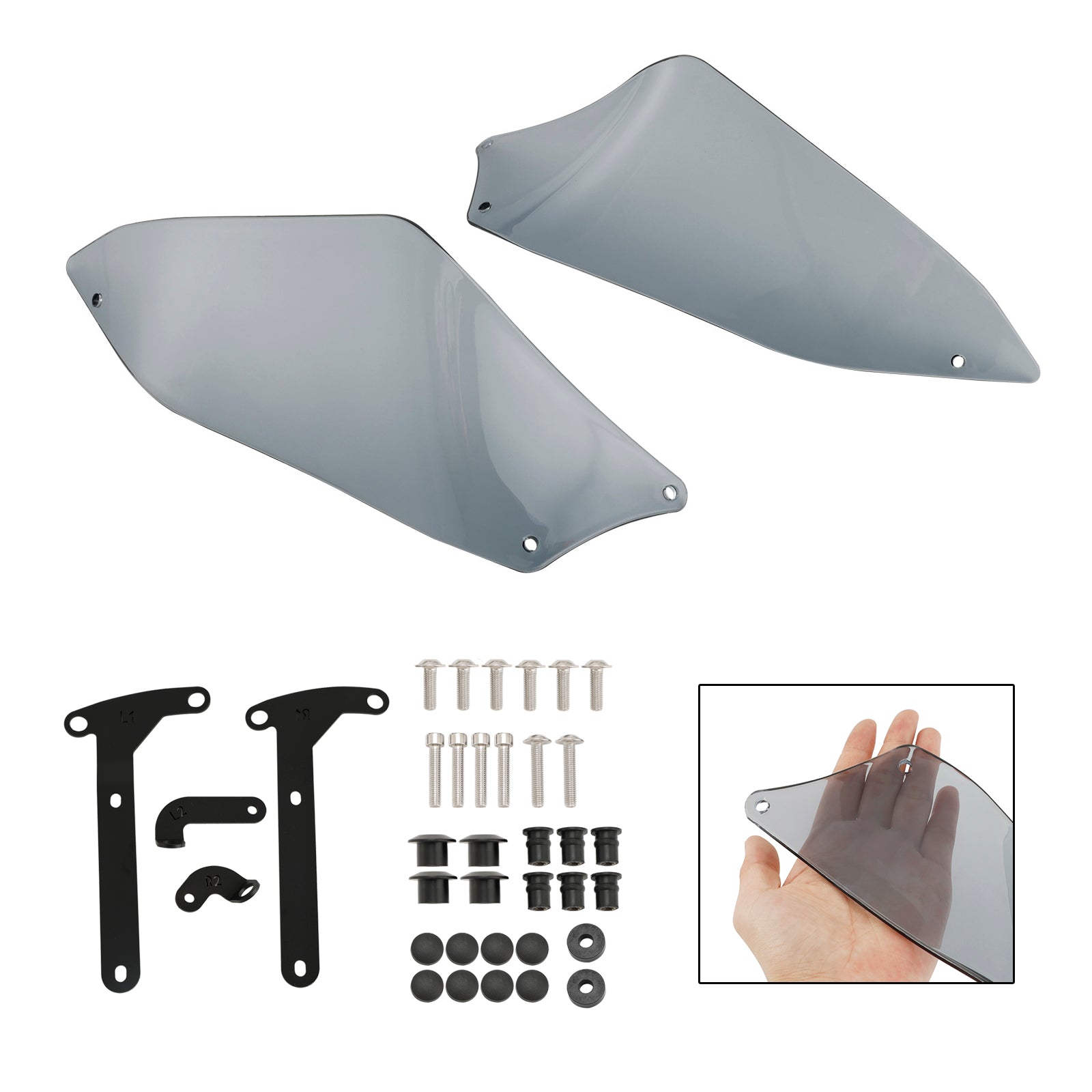 2022-2023 DUCATI Desert X Motorcycle Deflector Side Top