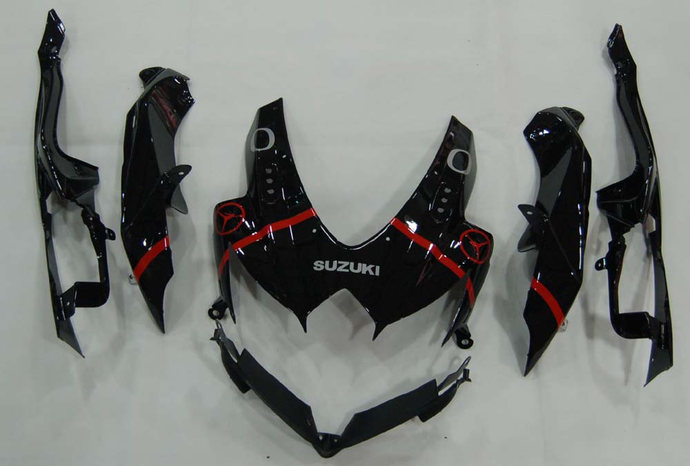 2008-2010 Suzuki GSXR 600 750 Black Silver Jordan Racing Fairings Generic