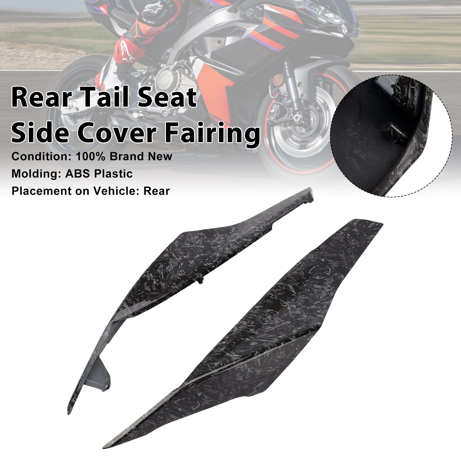 Bakre setesidedeksel Fairing for Aprilia RS457 RS 457 2024-2025