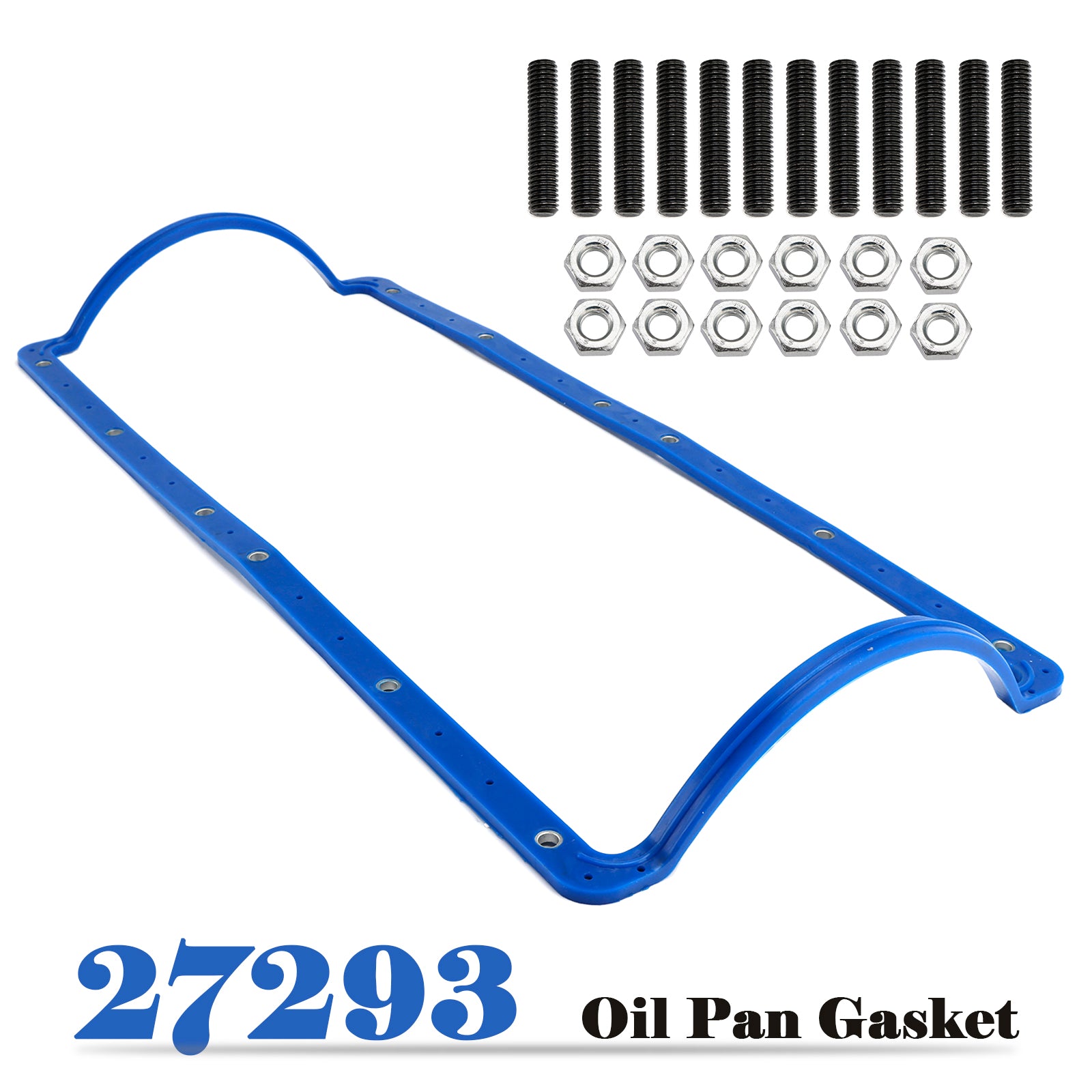 1994-2003 Ford Powerstroke 7.3L Rubber W/ Steel Core Oil Pan Gasket 27293