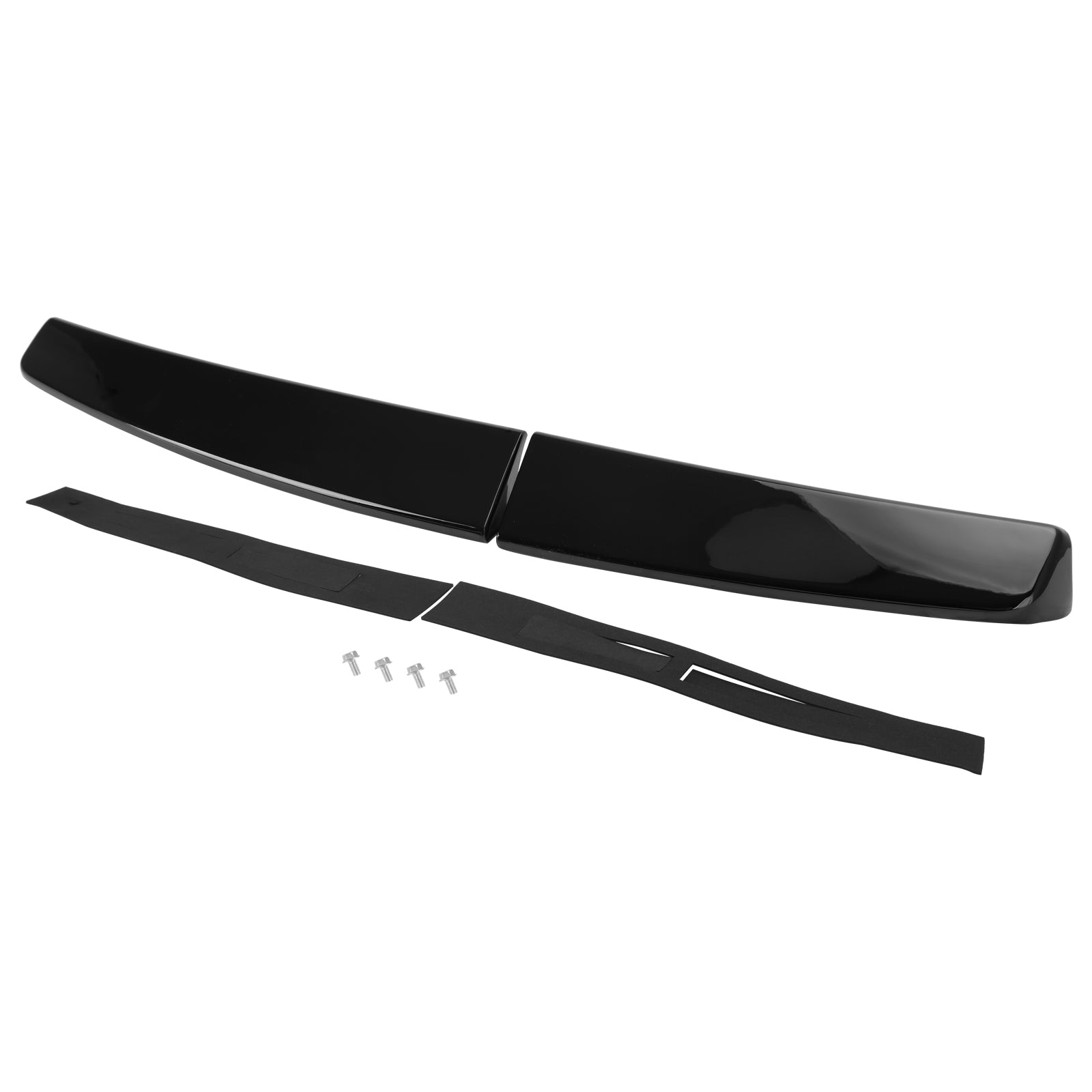 Aileron de coffre arrière double porte de grange arrière noir brillant pour VW Caddy et Caddy Maxi 2005-2018