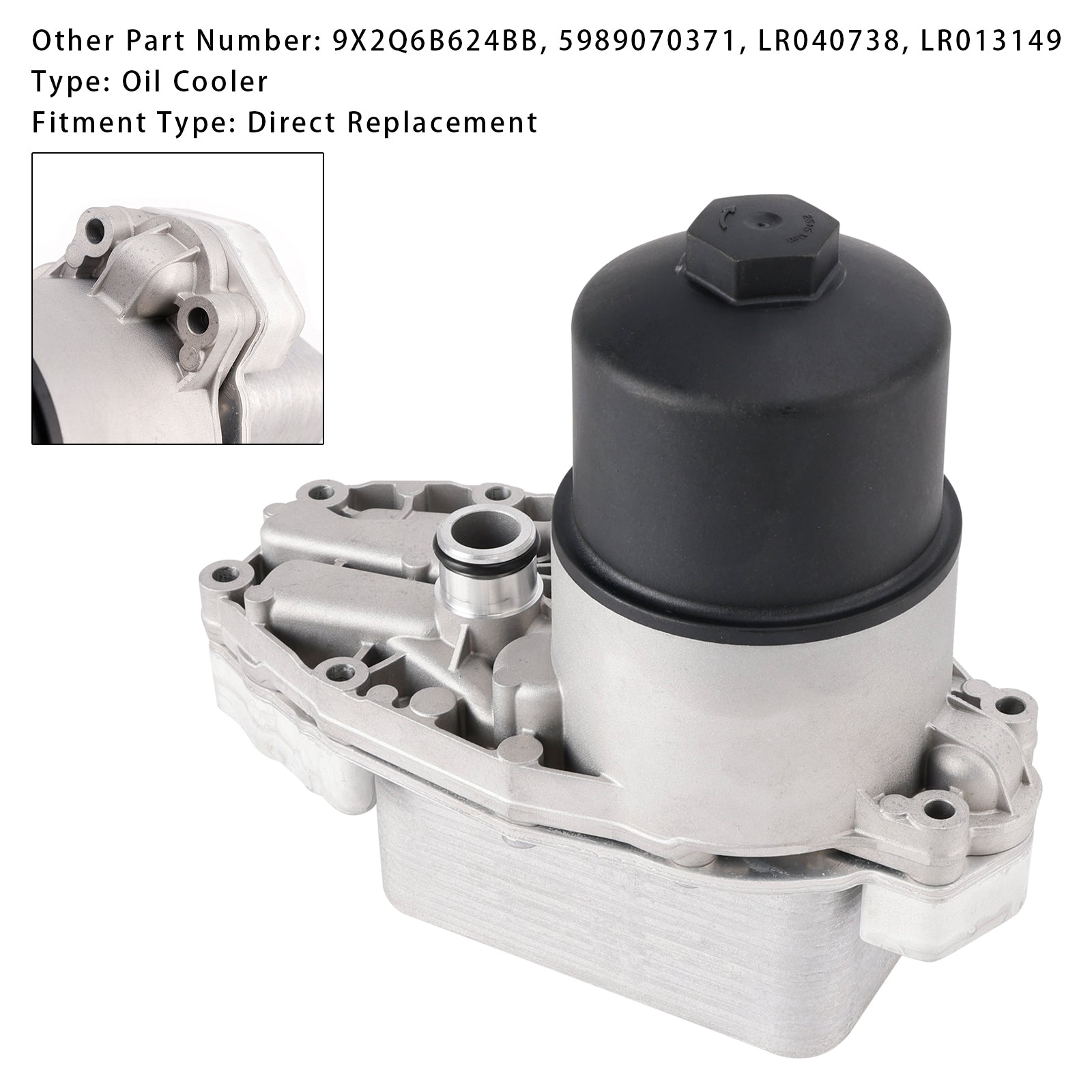 Huile de refroidisseur moteur à l'huile pour Land Rover Discovery IV Range Rover IV/Sport Jaguar XF