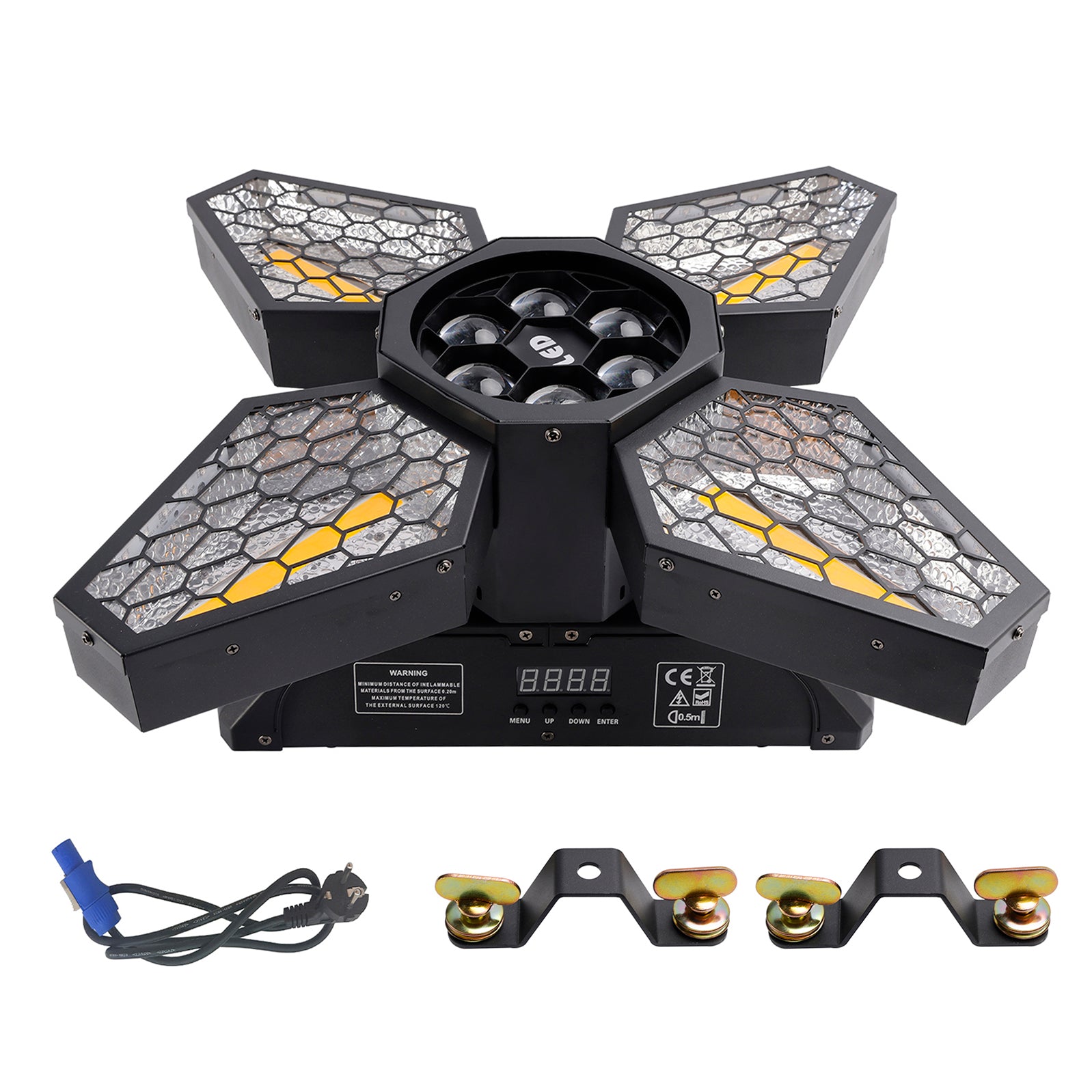 4 Arms Bee Eye Zoom Light Beam DMX Stage Light Disco Show Bar Party Lighting