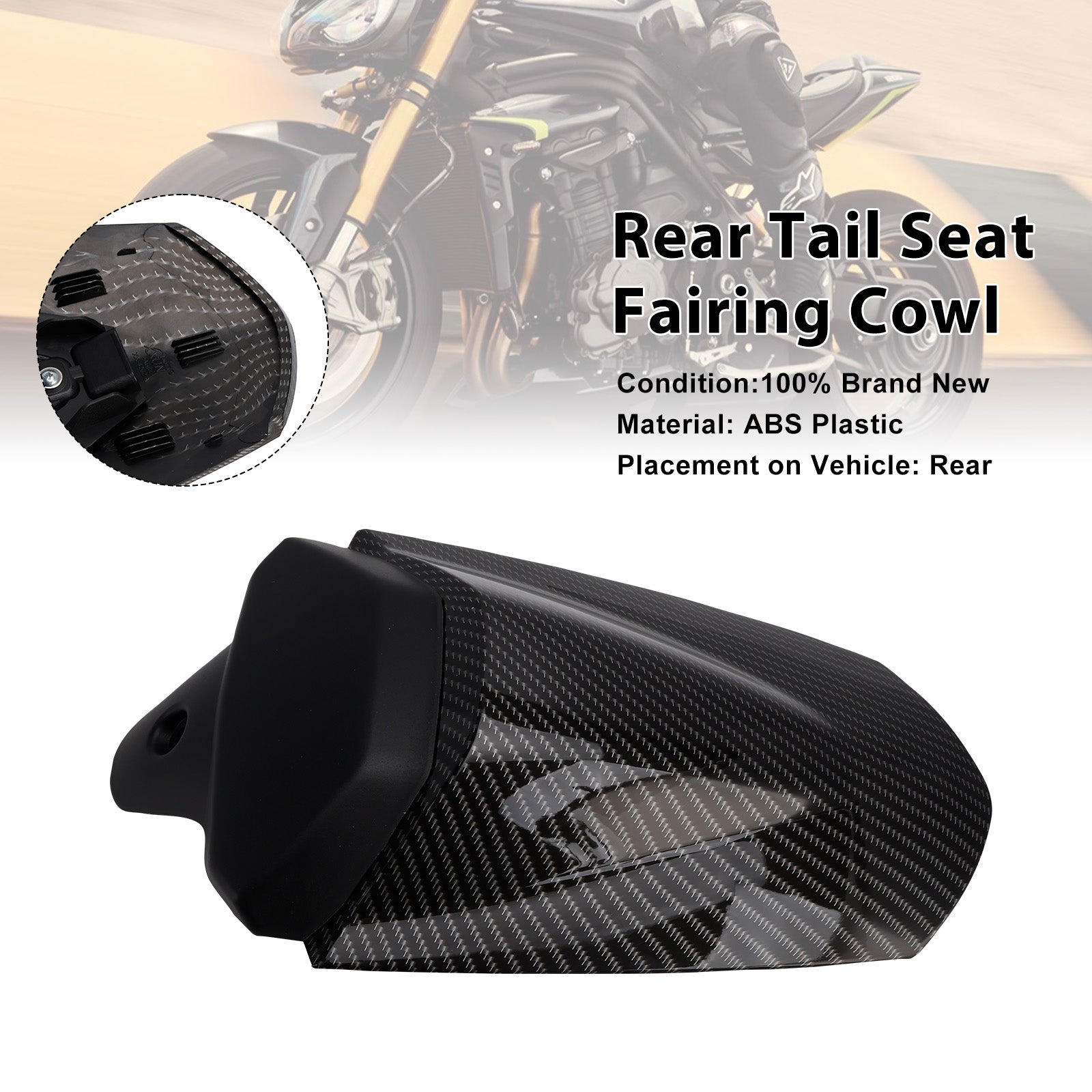 2025-2026 For Speed Triple 1200 RS Rear Tail Seat Fairing Cowl Cover