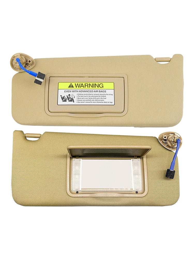 2008-2017 Honda Accord Pair Of Beige Sun Visor 83280TA5A51ZA