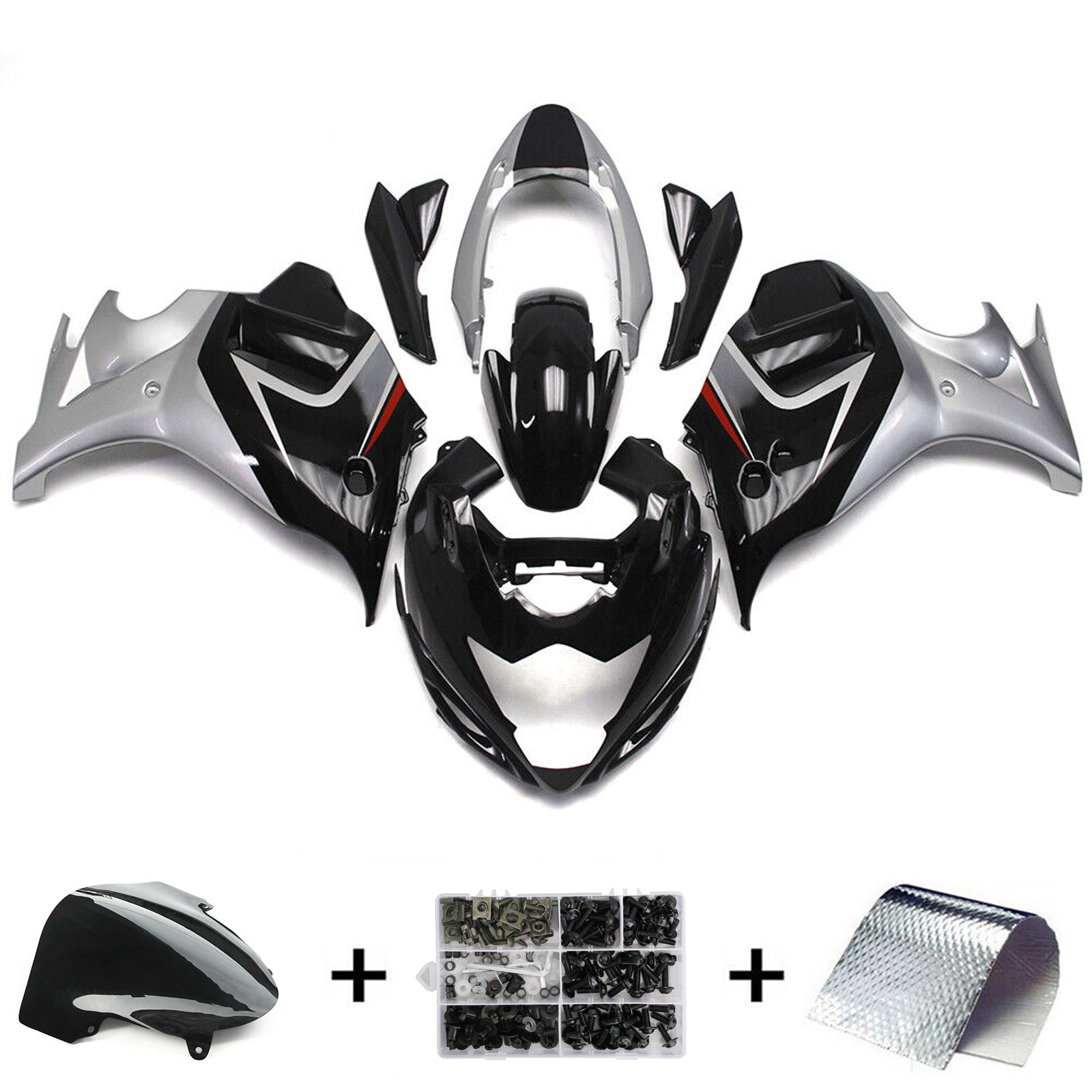 2008-2013 Suzuki Katana GSX650F Injection Fairing Kit Bodywork Plastic ABS