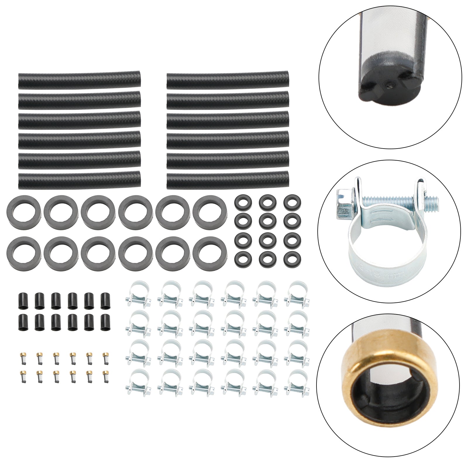 Kit de réparation d'injecteur de carburant 12pcs Fit V12 XJS 1981-1991 Fit Jaguar Fit Porsche