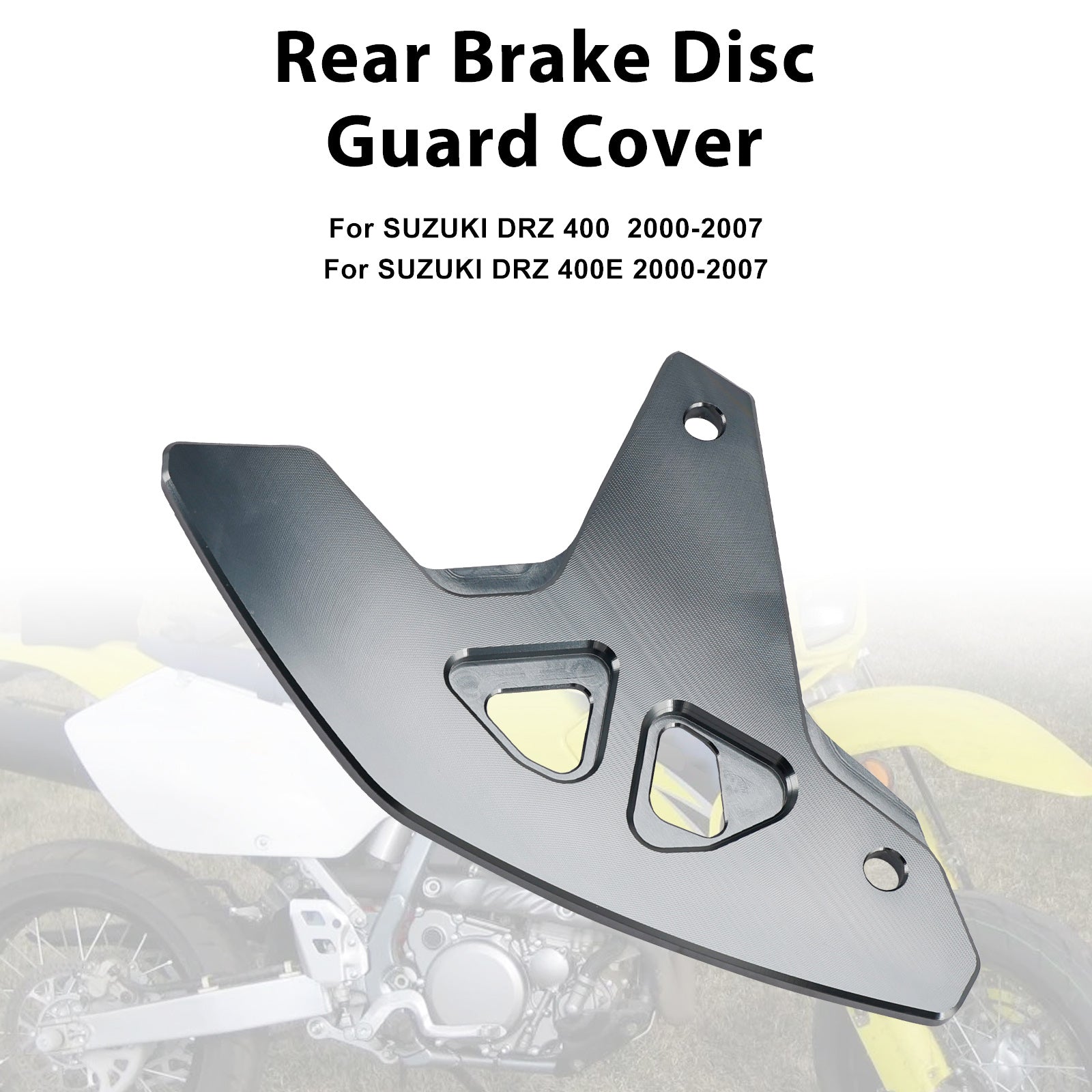 Achterremschijfbeschermer voor Suzuki DR-Z400SM 2000-2024 DRZ400/S/E