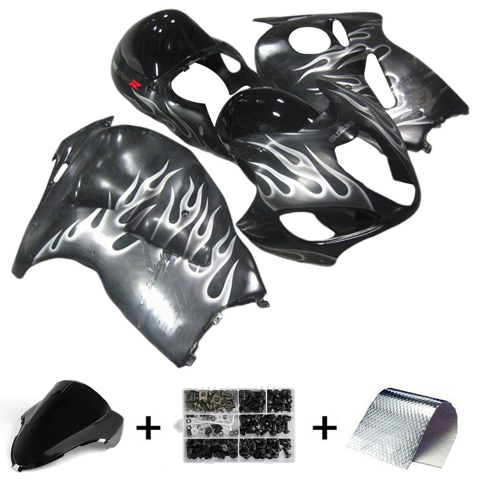 1999-2007 Suzuki Hayabusa GSX1300R Injectiekuipset Carrosserie Kunststof ABS