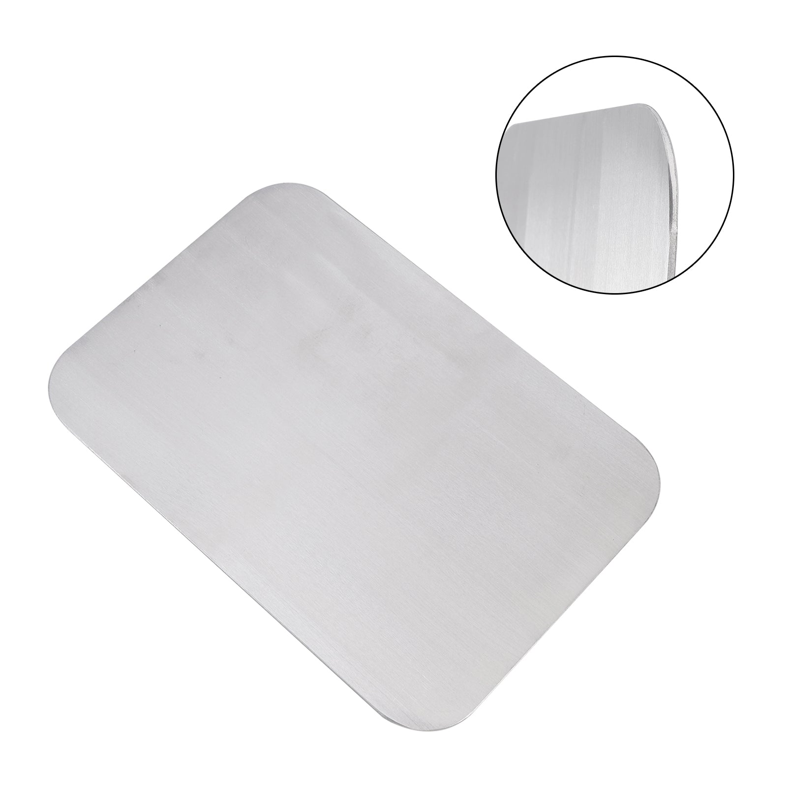 Plaque d'immatriculation quadrilatère vierge en alliage d'aluminium, bricolage universel pour moto