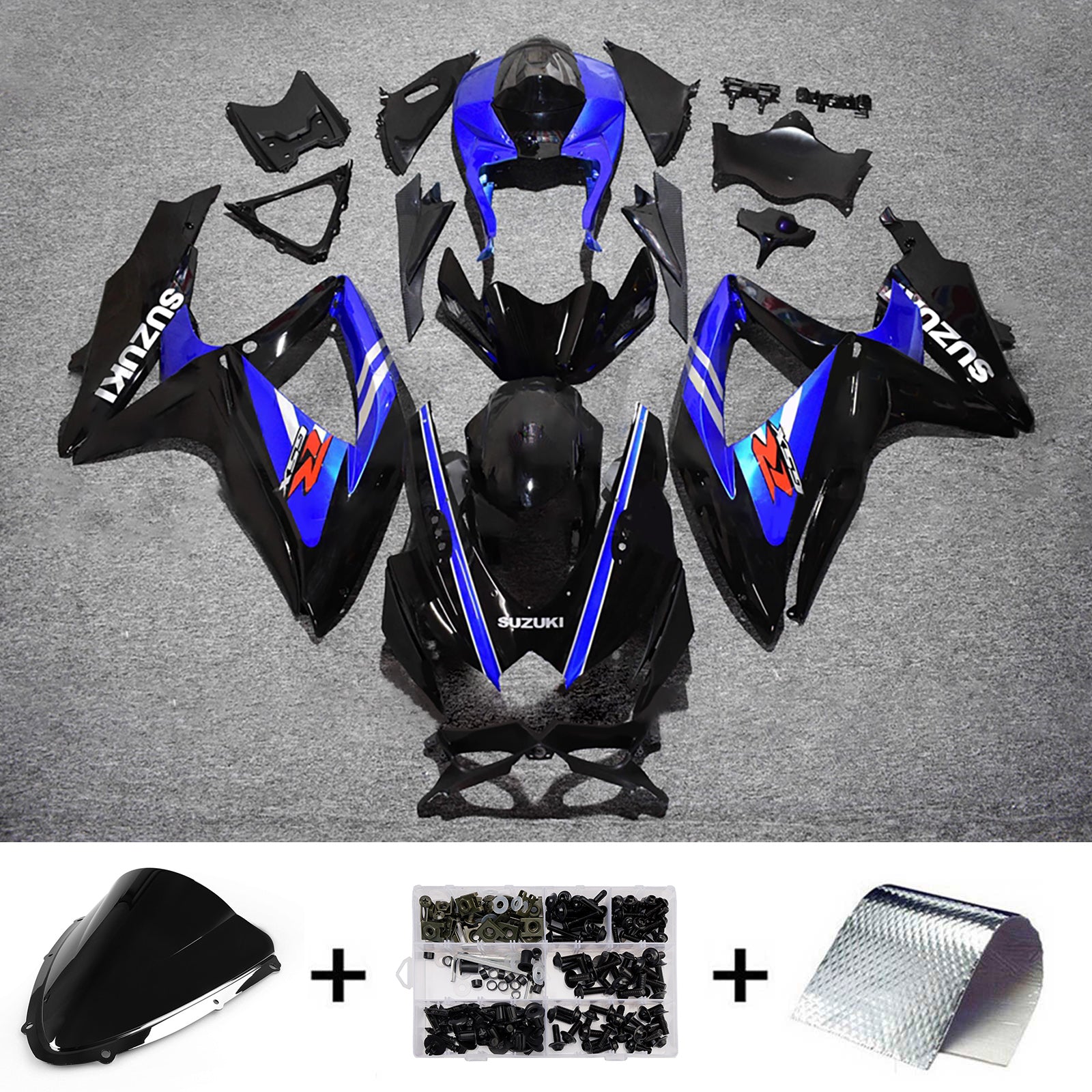 Injection Fairing Kit Bodywork Plastic ABS For Suzuki GSXR 600/750 2008-2010 K8