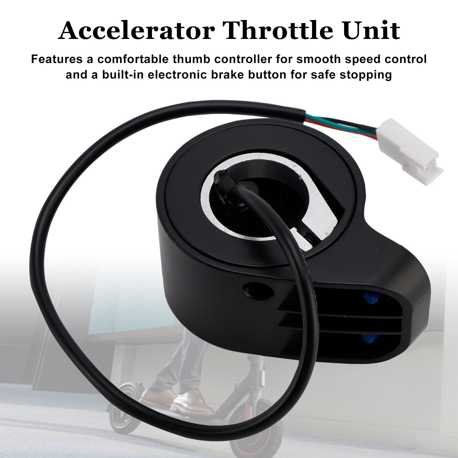 Poignée d'accélérateur pour trottinette électrique Xiaomi 4 Pro (1ère génération) bleue