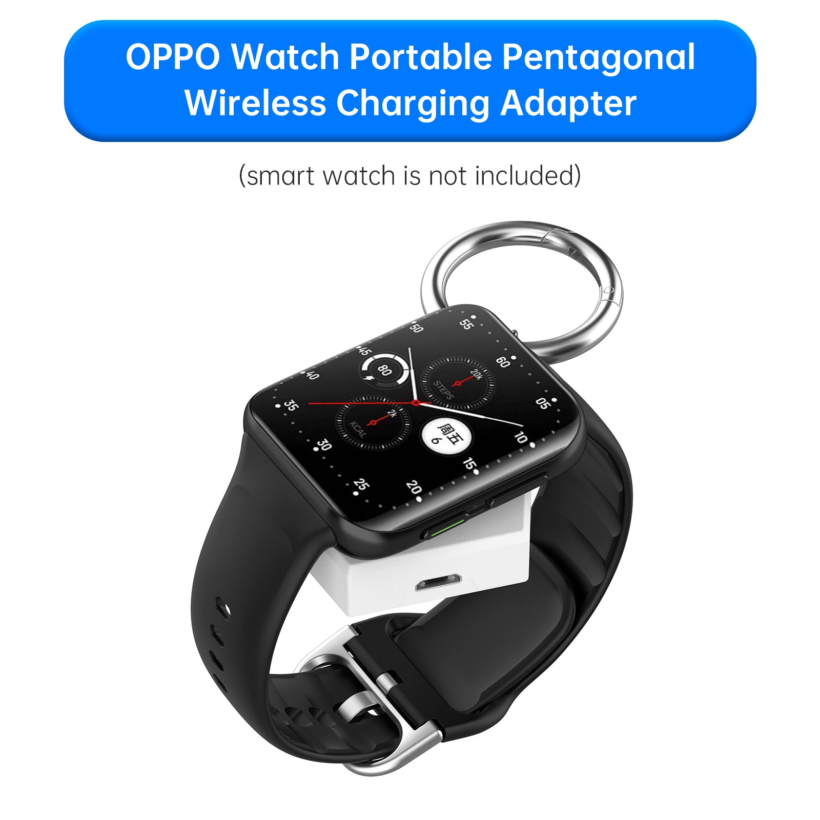 Nabíjacia nabíjačka na nabíjačke pre OnePlus Watch 3/2 Oppo Watch X2/X/4 Pro/3/3 Pro