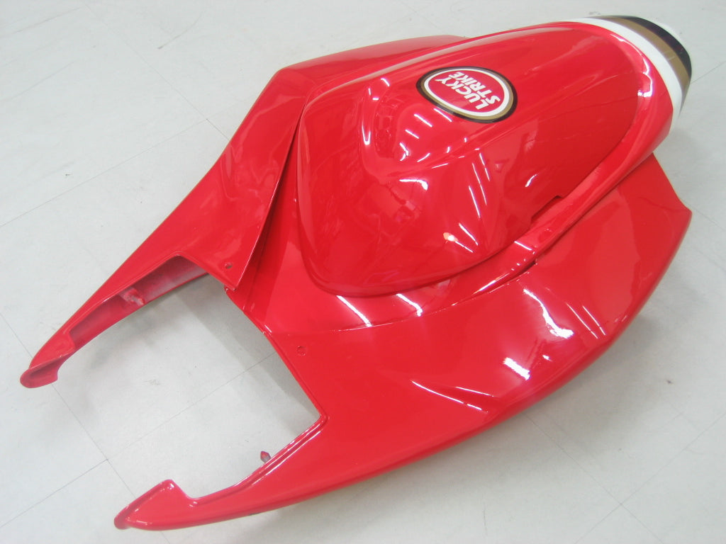 2005-2006 Suzuki GSXR 1000 White & Red Lucky Strike Racing Fairings Generic