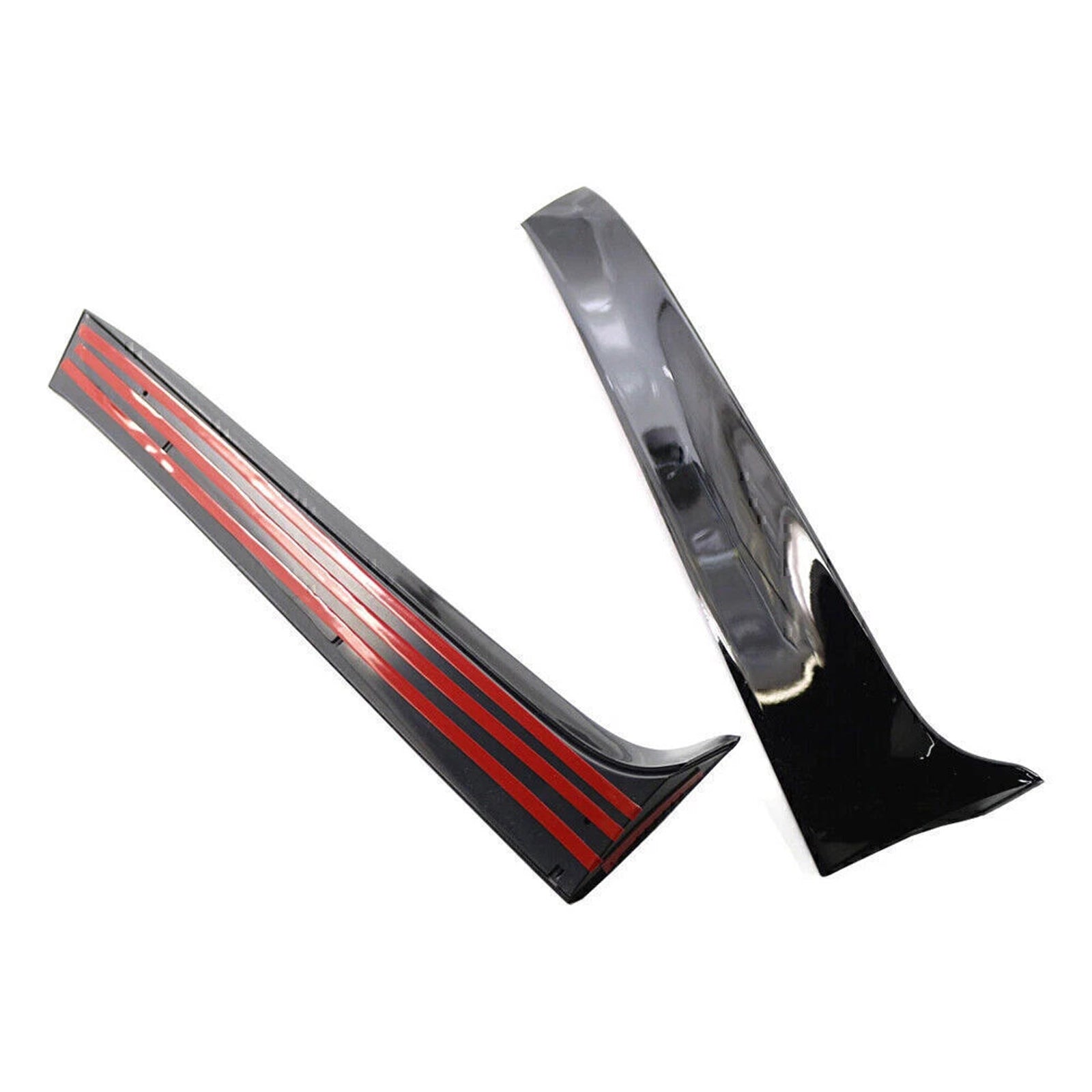 2013-2017 VW Golf 7 Variant Wagon Gloss Black Pair Rear Window Side Wing Spoiler