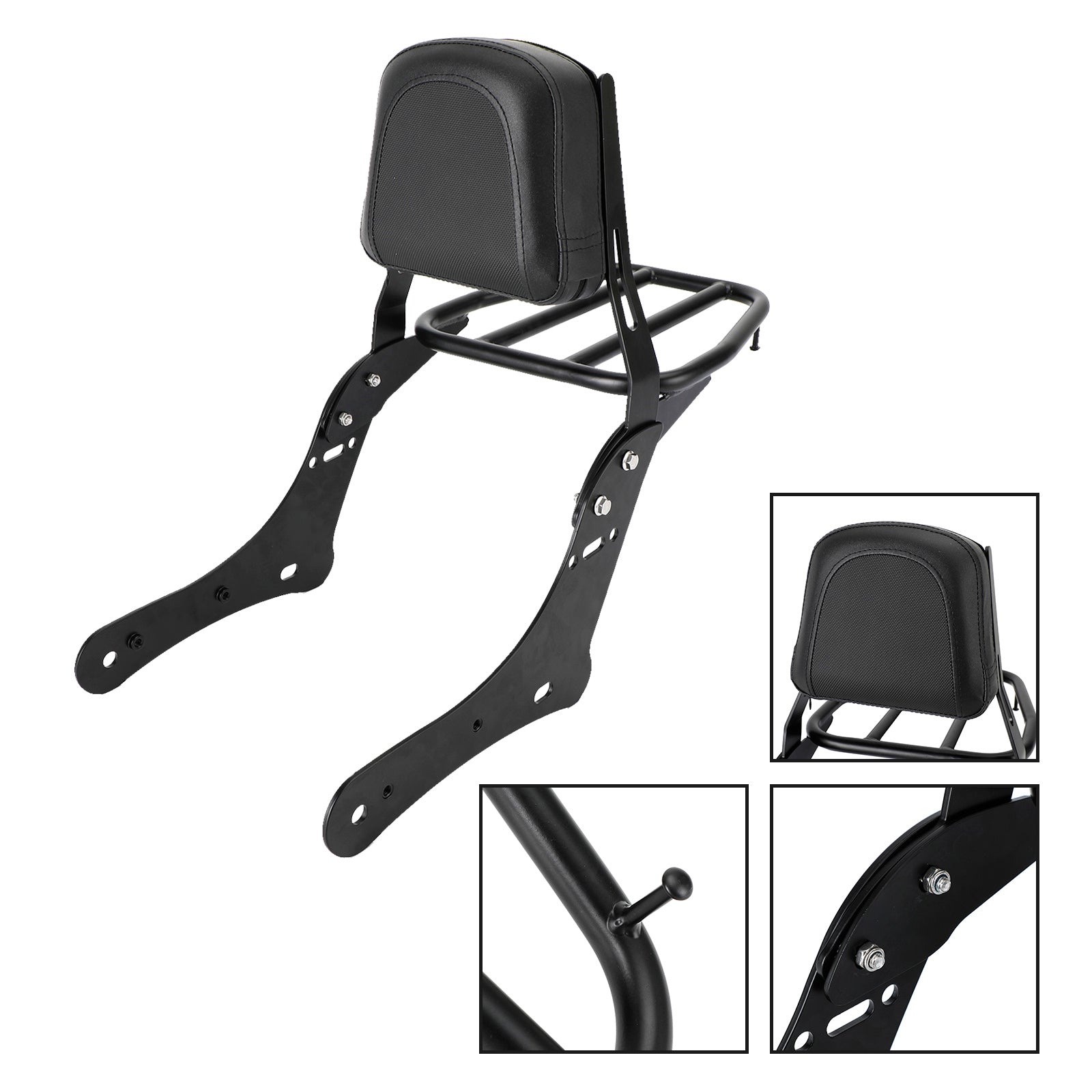 2015-2017 Kawasaki Vulcan S 650 VN650 Sissy Bar Backrest with Luggage Rack
