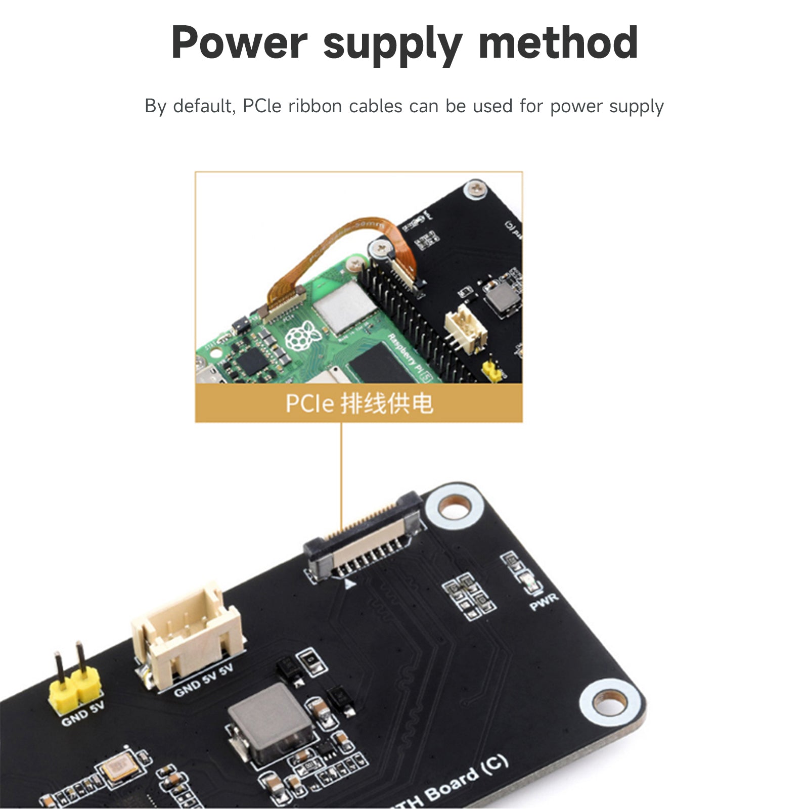 Carte adaptateur de Port Ethernet Raspberry Pi5 5B PCIe vers Gigabit, système d'exploitation sans pilote