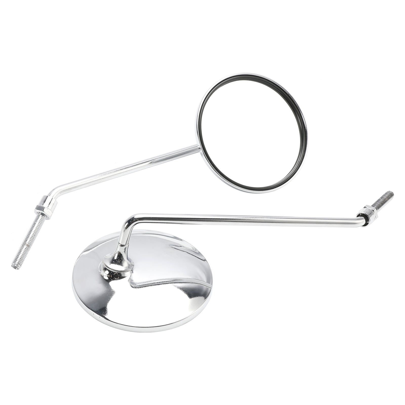 REAR VIEW MIRRORS CHROME MIRROR ROUND 8MM Fits HONDA PASSPORT C50 C70 C90