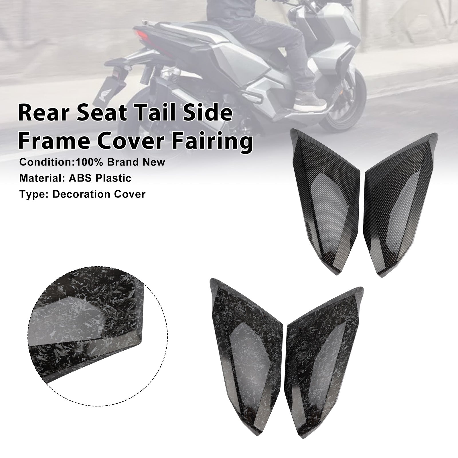 2022-2025 Honda ADV 350 Rear Seat Tail Side Frame Cover Fairing
