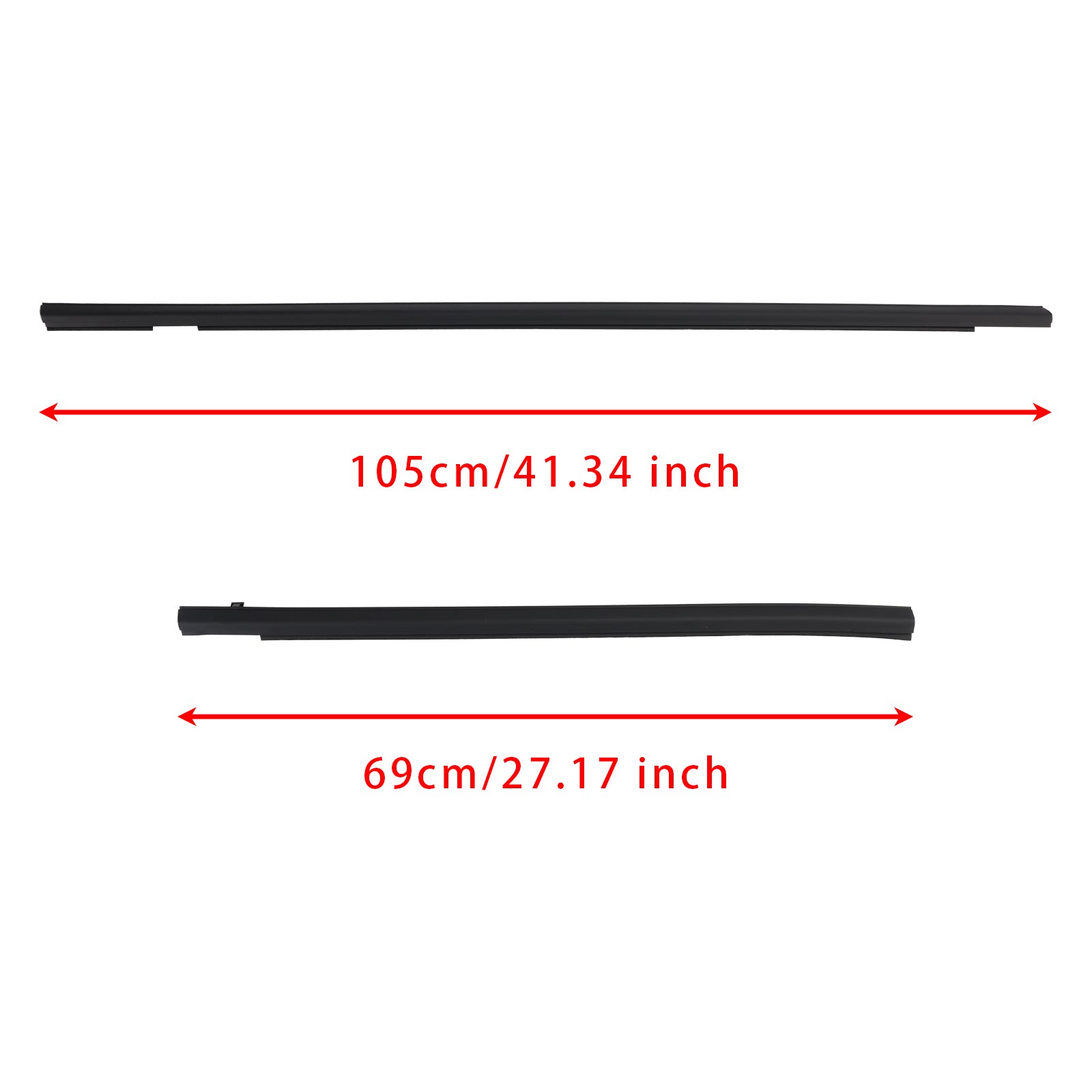 2001-2008 Honda FIT JAZZ 1st gen 4PCS Weatherstrip Rubber Seal Door Belt