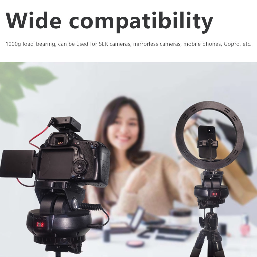 360° Panoramic Rotating Pan and Tilt Head Suitable for mobile Phones/Cameras etc