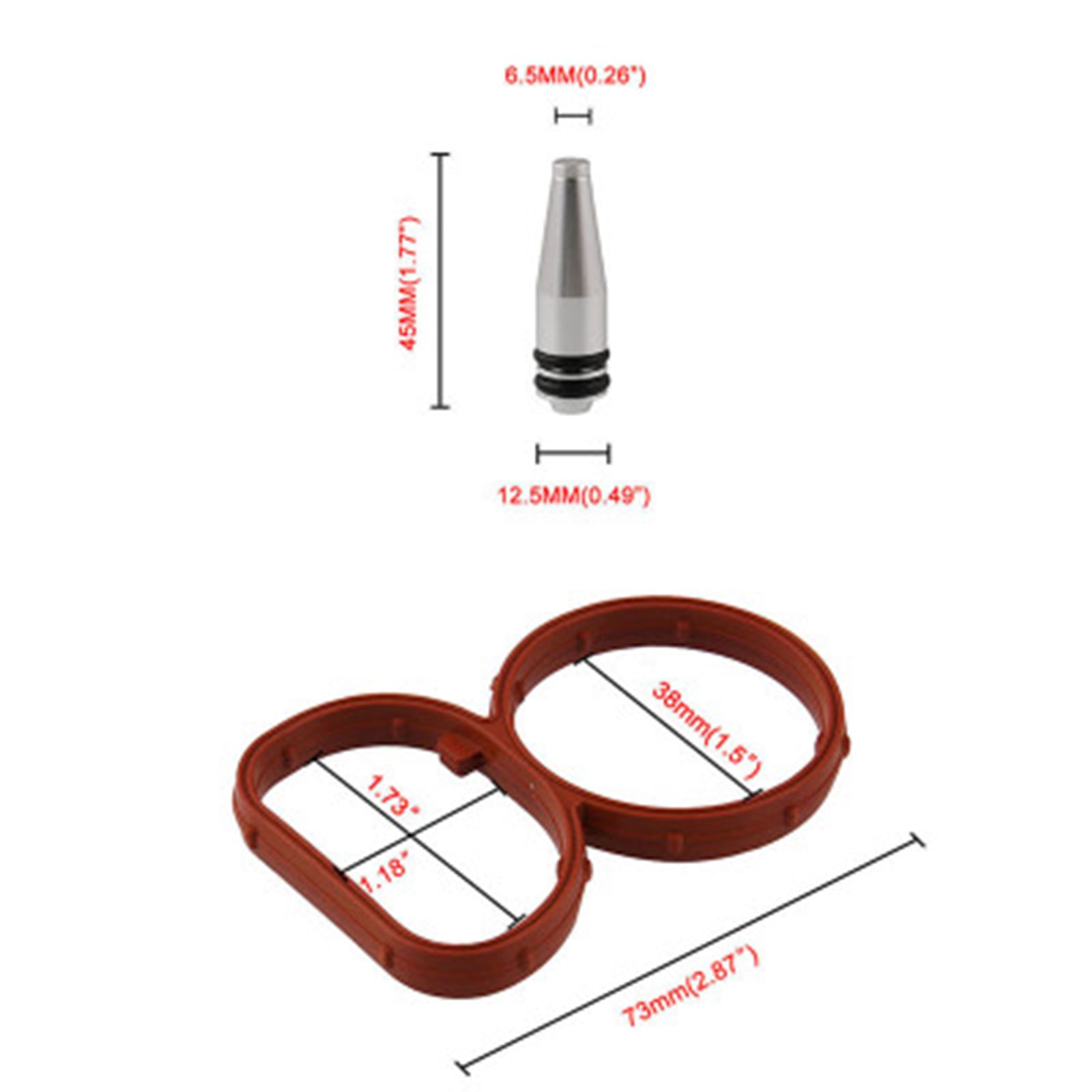 Swirl Flap Flaps Plug Blank Removal Vervanging met pakkingen voor BMW N47 2.0 D