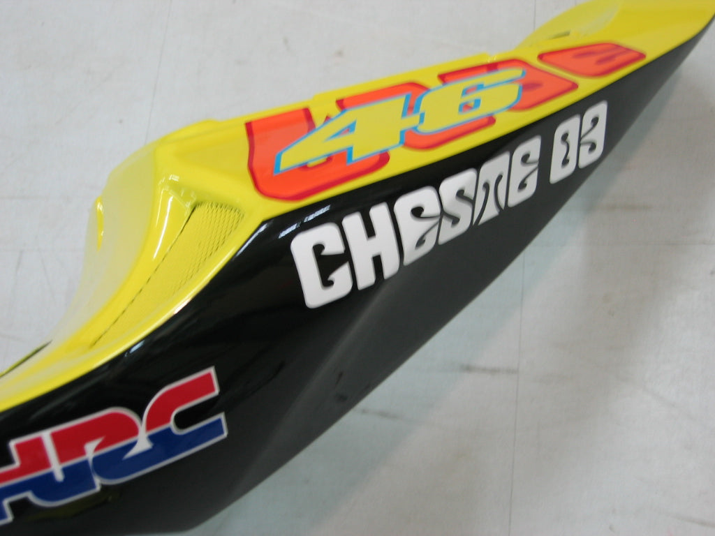 2005-2006 Honda CBR 600 RR Yellow Black Valentino Rossi Racing Fairings Generic