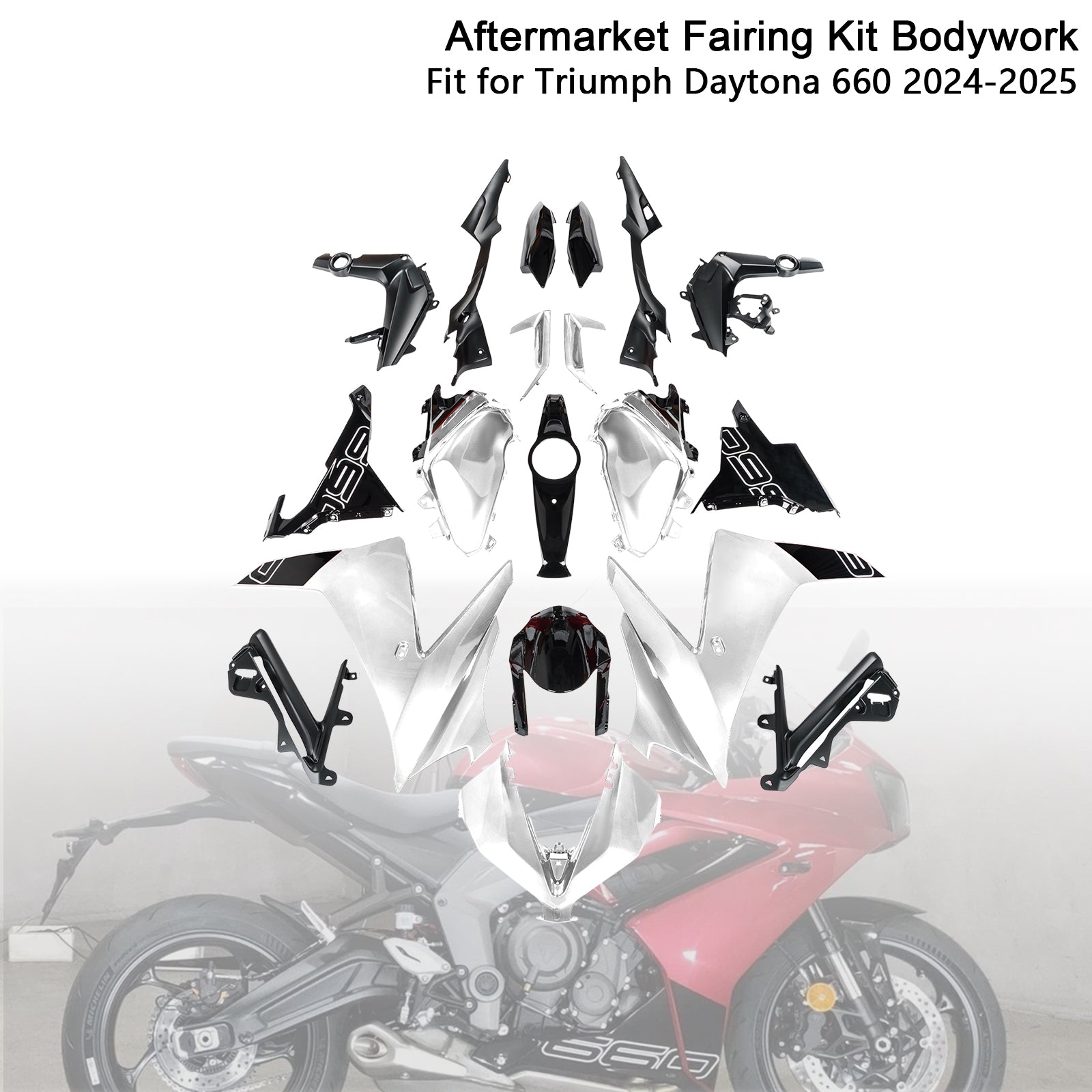 Injection Bodywork Fairing Kit for Daytona 660 2024-2025
