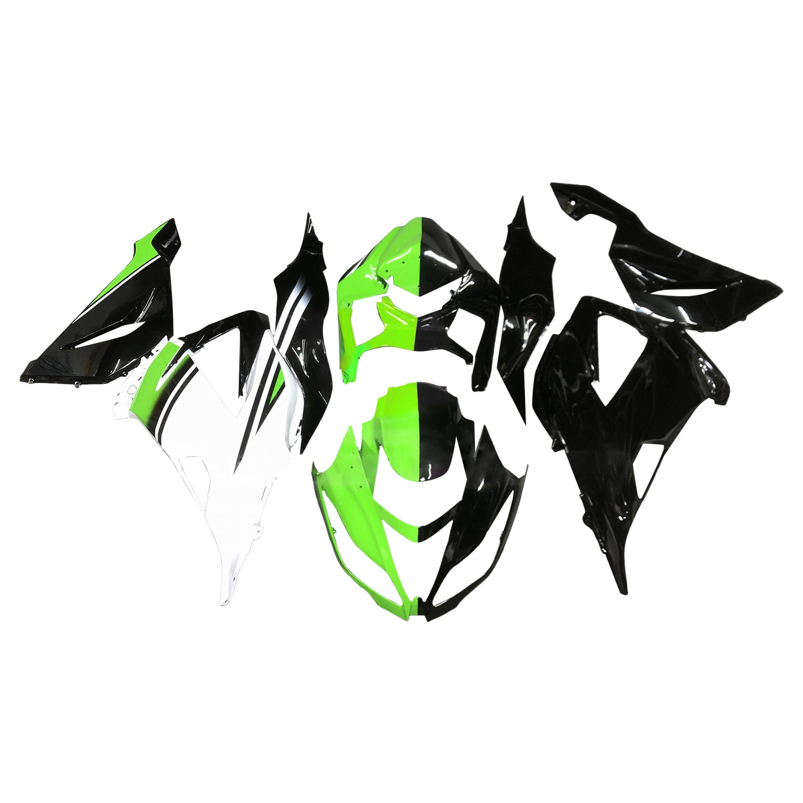 Injeksjon Fairing Kit Bodywork Plast Abs Fit for Kawasaki ZX6R 636 2013-2018