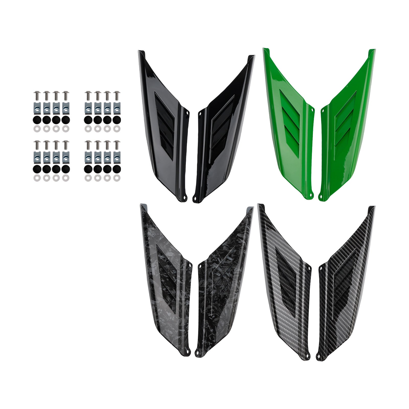 2023-2025 Kawasaki NINJA ZX-4R ZX-4RR Carénage d'aile arrière à aile fixe