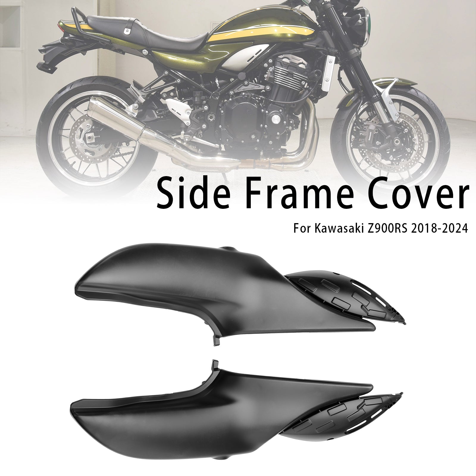 Side Frame Panel Protector Fairings Cover For Kawasaki Z900RS 2018-2024