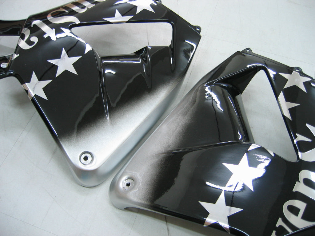 2005-2006 Honda CBR 600 RR Black & Silver SevenStars Racing Fairings Generic